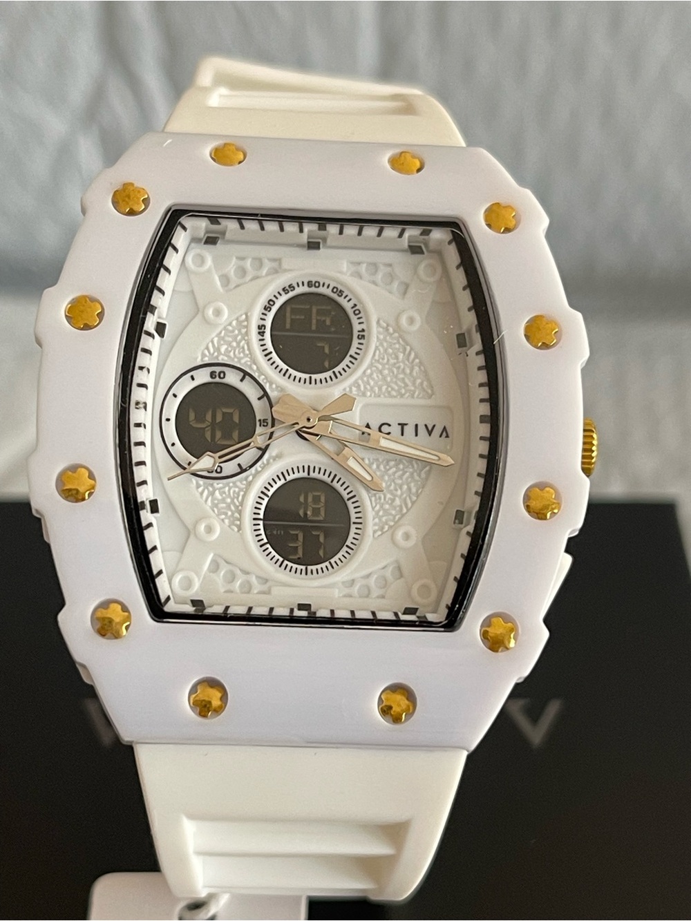 Activa X Invicta Digital Essentials Men's Watch - 42.8mm, White new - Picture 7 of 12